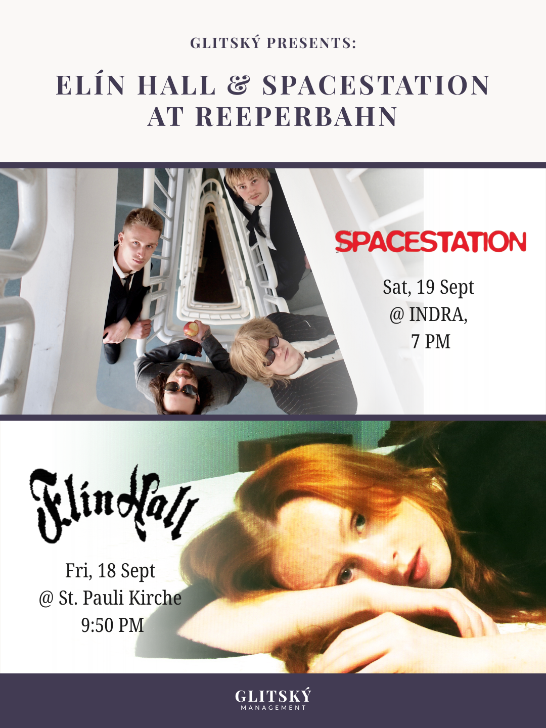 GLITSKÝ presents Elín Hall & Spacestation at Reeperbahn 2026